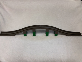 Brug treinrails bruingrijs Duplo