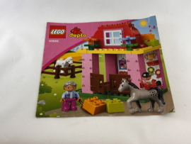 Bouwboekje 10500 paardenstal Duplo