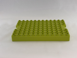 Plaat 8x12 limoengroen Duplo