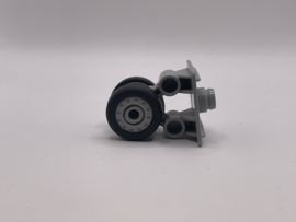 Landingsgestel / vliegtuig wielen grijs Duplo