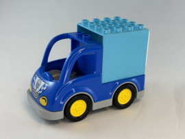 Politietruck vervoer voor arrestanten blauw Duplo