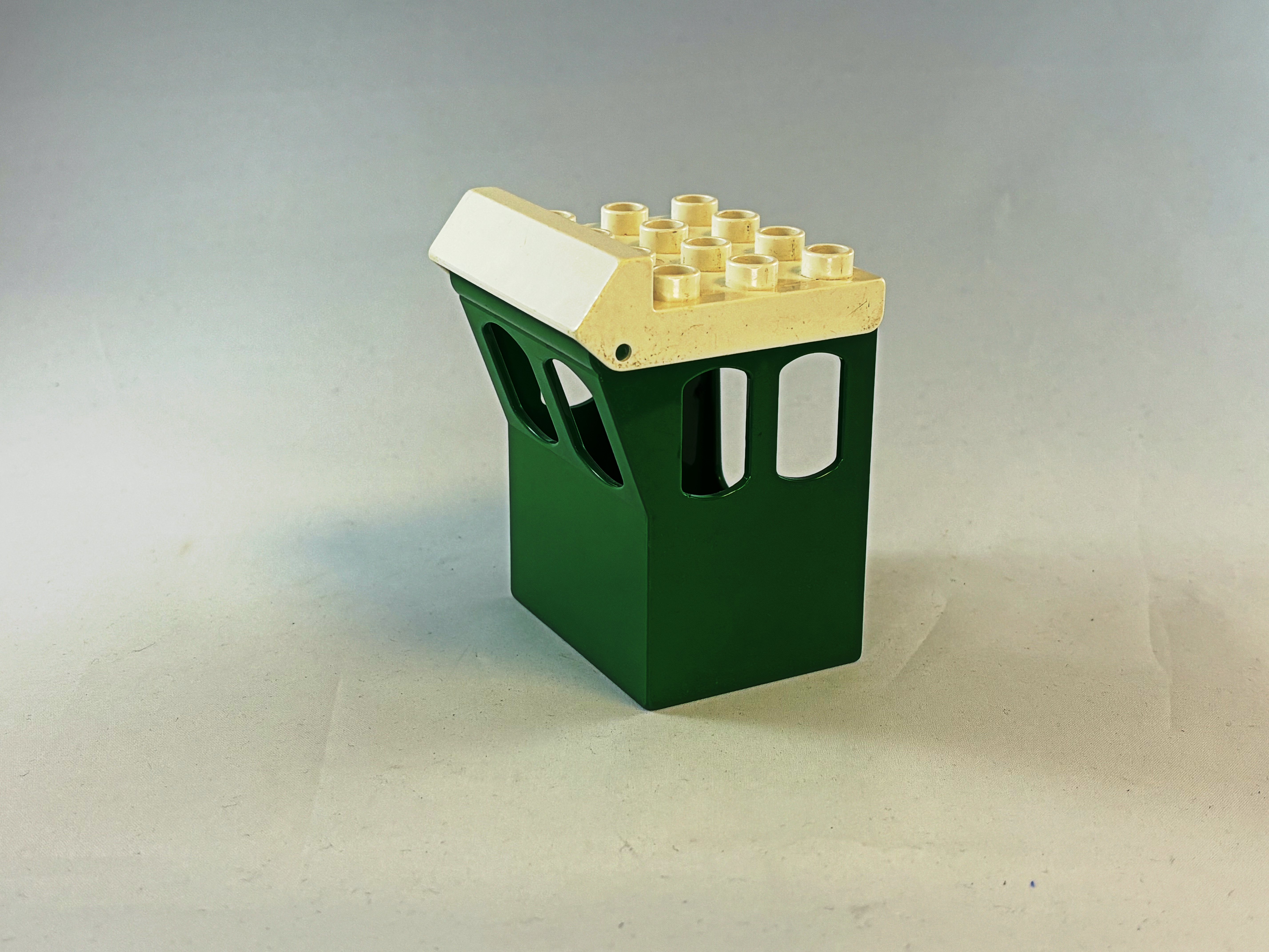 Stuurhut groen wit Duplo