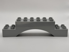 Ingangblok / boogblok lichtgrijs Duplo