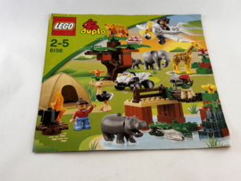 Bouwboekje 6156 op safari Duplo