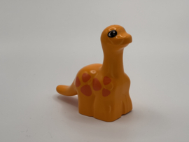 Dinosaurus Brachiosaurus klein licht oranje Duplo