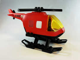 Brandweerhelikopter met kap Duplo