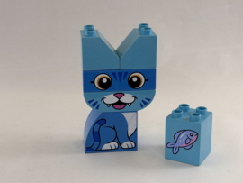 Creatieve dieren poes Duplo