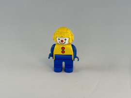 Clown blauw met geel Duplo