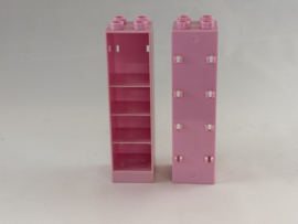 Kast hoog met scharnieren roze Duplo