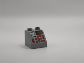 Kassa op schuin bloklichtgrijs Duplo