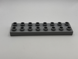 16 nops plat lichtgrijs Duplo