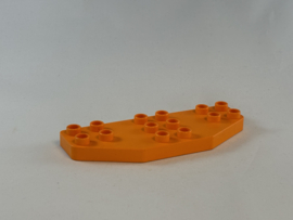 Vleugel / luifel / bouwplaat oranje Duplo