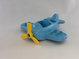 Vliegtuig donker azuurblauw (zonder onderstel) Duplo