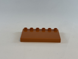 Dakplaat bruin Duplo