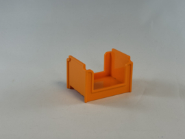 Kinderbed / stapelbed oranje Duplo