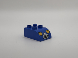 Creatieve auto’s voorkant blok gebogen blauw Duplo