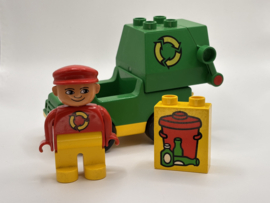 Vuilniswagen / vuilnisman 2613 Duplo