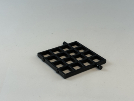 Rooster / tralies zwart Duplo