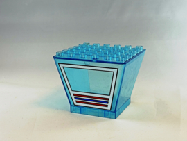 Uitkijktoren glas doorzichtig blauw Duplo