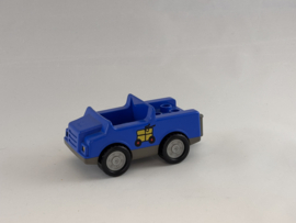 Auto blauw grijs Duplo