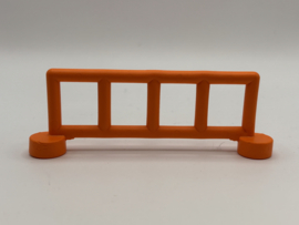 Hek 5 spijlen oranje Duplo
