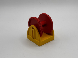 Houder met katrol geel rood Duplo