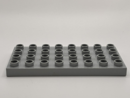 Plaat 4x8 lichtgrijs Duplo