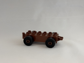 Kar/aanhanger bruin zwart Duplo