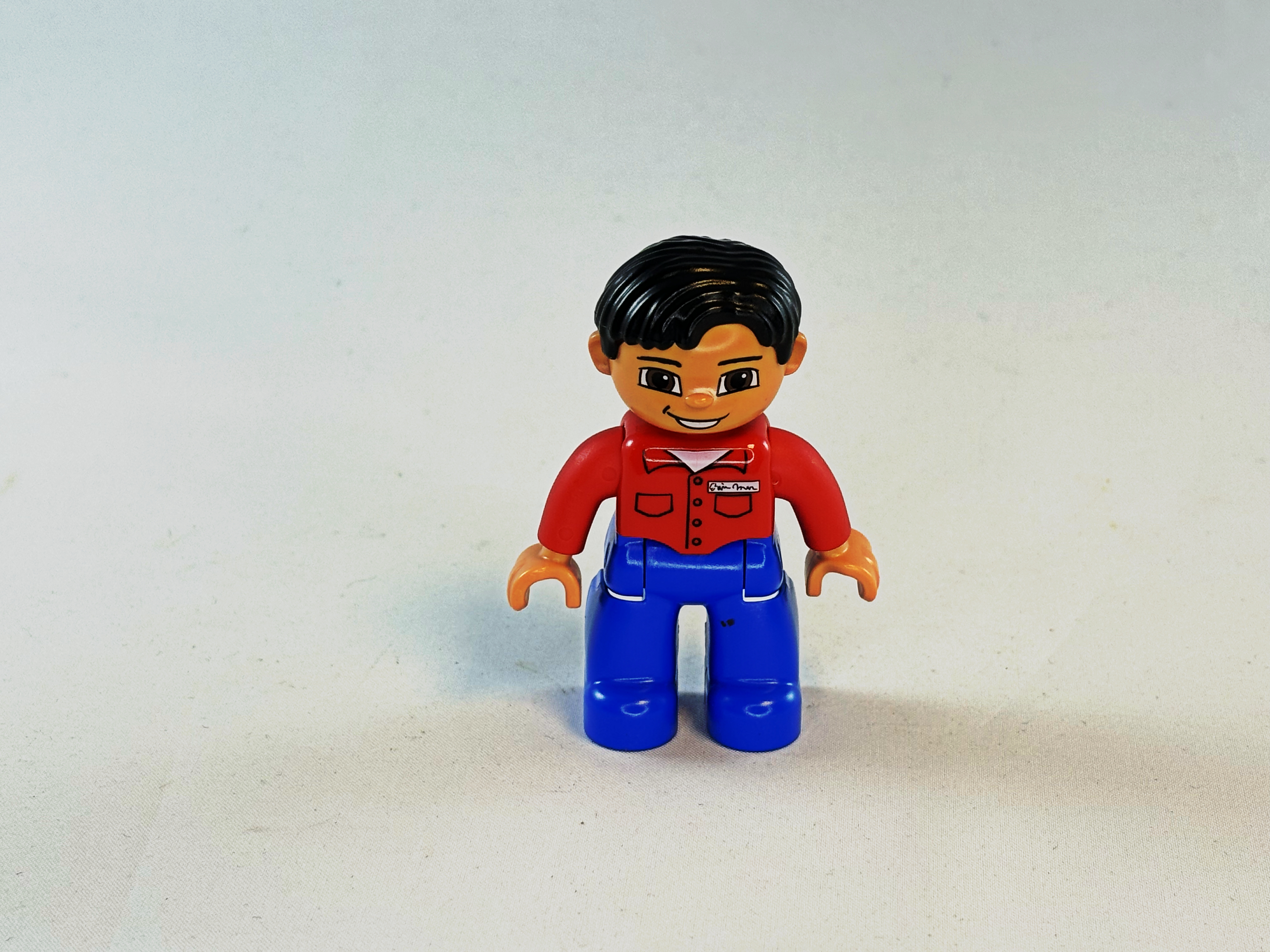 Man rood blauw Duplo