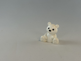 Teddybeer / knuffelbeer wit Duplo