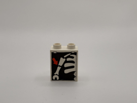 2 nops blok hoog wit röntgen arm Duplo