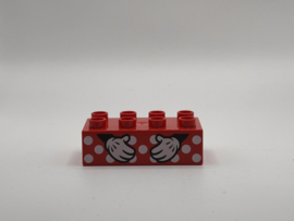 Handen (Mini Mouse) blok rood Duplo
