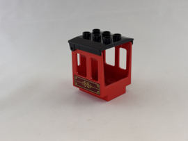 Cabine 95 hoog rood met dak zwart (Toy Story) Duplo