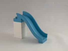 Glijbaan azuurblauw Duplo