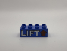 Lift blok blauw Duplo