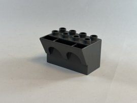 Kantelen kasteel donkergrijs Duplo