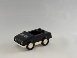 Politie auto zwart Duplo