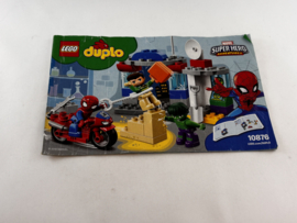 Bouwboekje 10876 avonturen van Spider man en Hulk b-keuze Duplo