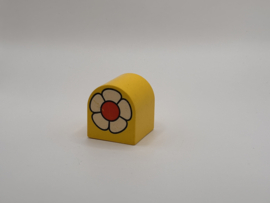 Boog blok geel bloem Duplo