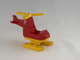 Helikopter rood geel Duplo