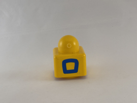 Primo blok geel met vierkant Duplo