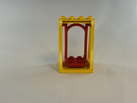 Schommel geel met rood Duplo