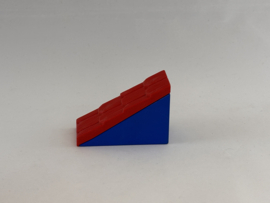 Dakdeel rood blauw Duplo