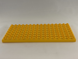 Plaat 8x16 geel Duplo