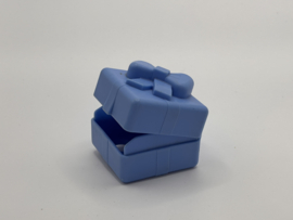 Cadeau / kado medium blauw Duplo