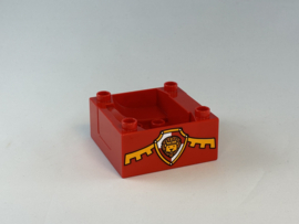 Bak / kist ridder rood Duplo