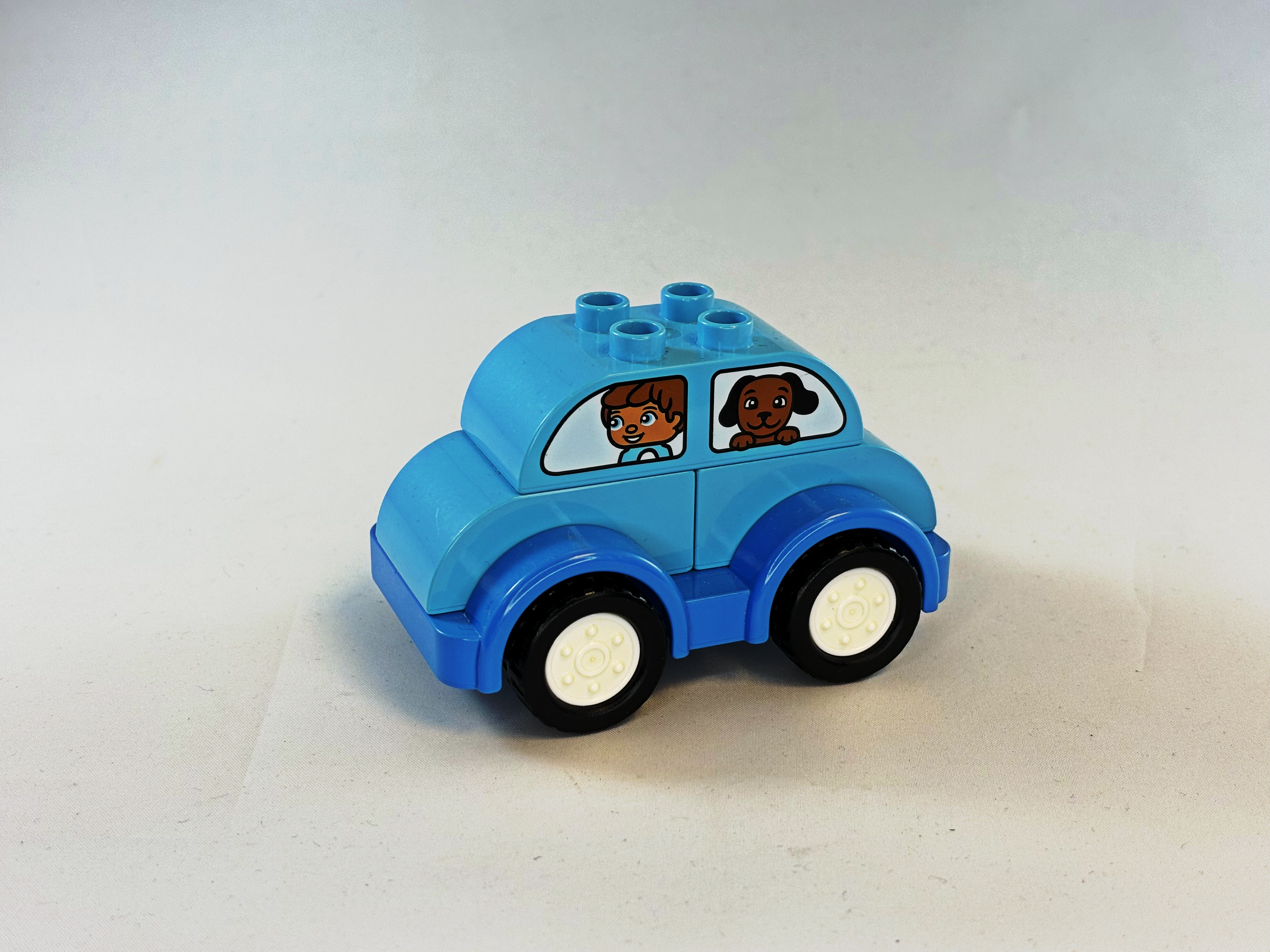 Creatieve auto blauw Duplo