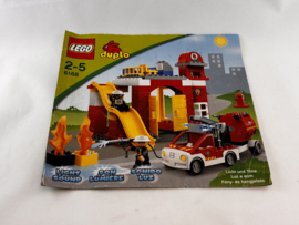 Bouwboekje 6168 brandweerkazerne Duplo