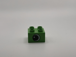 Oog op blok felgroen  Duplo