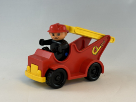 Ladderwagen met poppetje Duplo